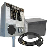 Generac GP7500E - 7500 Watt Electric Start Portable Generator w/ Power Transfer Kit
