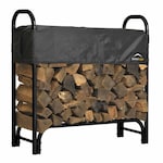Shelter Logic 4' Heavy Duty Firewood Rack w/ Cover