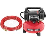 Porter Cable 4-Gallon Pancake Air Compressor w/ Hose