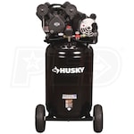 Husky 1.6-HP 30-Gallon (Belt Drive) Dual-Voltage Air Compressor (120 Volt/240 Volt 1-Phase)