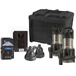 iON 35ACi Max Deluxe Battery Backup Sump Pump System (3000 GPH @ 10')