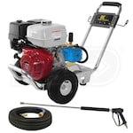 BE Professional 4000 PSI (Gas - Cold Water) Pressure Washer w/ CAT Pump & Honda Engine