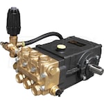 Pressure-Pro Fully Plumbed General TSS1511 3500 PSI 4.0 GPM (Solid Shaft) Triplex Pressure Washer Pump w/ Plumbing Kit (Belt Drive)