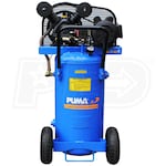 Puma 2-HP 20-Gallon (Belt Drive) Dual-Voltage Cast-Iron Air Compressor