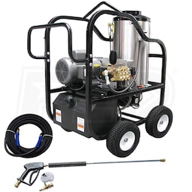 View Pressure-Pro Professional 3000 PSI (Electric - Hot Water) Hot Shot Belt-Drive Pressure Washer (230V 1-Phase)