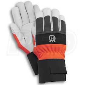 View Husqvarna Heavy Duty Leather Work Gloves (One Size Fits Most)