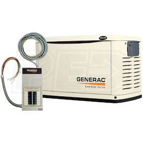 View Generac Guardian™ 16kW Standby Generator System (100A 16-Circuit Automatic Switch)