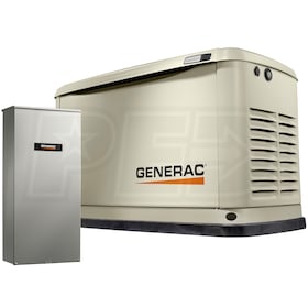 View Generac Guardian® 22kW Standby Generator System (200A Service Disconnect + AC Shedding) w/ Wi-Fi