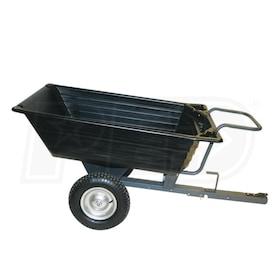 View Precision Products 10 Cubic Foot Push/ Pull Poly Dump Cart
