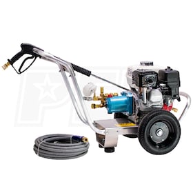 View Pressure-Pro Eagle II Series 2700 PSI (Gas - Cold Water) Aluminum Frame Pressure Washer w/ Honda GX200 Engine with CAT Pump
