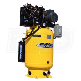 View EMAX Industrial Plus Patented Silent Air 10-HP 120-Gallon Two-Stage Air Compressor (460V 3-Phase)