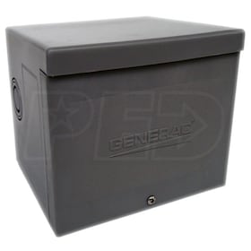 View Generac 6338 - 50-Amp (Twistlock) Non-Metallic Power Inlet Box