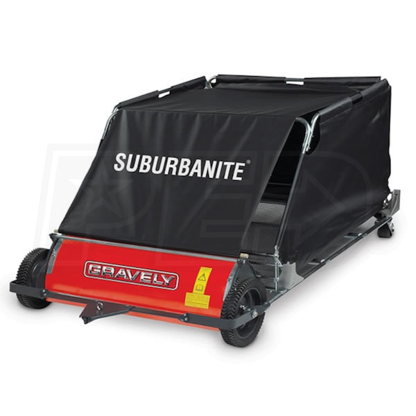 Gravely Suburbanite (36") 17 Cu Ft Commercial Lawn Sweeper w/ Mesh