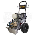 BE Professional 4000 PSI (Gas - Cold Water) Pressure Washer w/ CAT Pump & Honda GX390 Engine