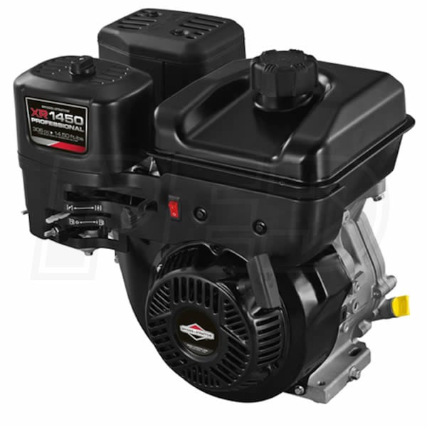 Briggs & Stratton 1450 XR Series™ 306cc Electric Start Horizontal Engine, 3/4" x 2-1/2" Crankshaft, Tapped 3/8"-24, 3/16" Keyway