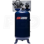 Campbell Hausfeld 5-HP 80-Gallon 4-Cylinder Dual-Voltage Single Stage Air Compressor