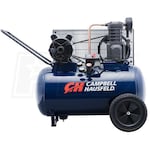 Campbell Hausfeld 2-HP 20-Gallon (Belt Drive) Dual-Voltage Cast-Iron Air Compressor (120/240V 1-Phase)