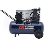 Campbell Hausfeld 2-HP 15-Gallon (Belt Drive) Dual-Voltage Cast-Iron Air Compressor (120/240V 1-Phase)