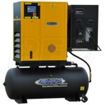 EMAX  10-HP 120-Gallon Rotary Screw Air Compressor Fully Packaged w/ Dryer (230V 3-Phase)