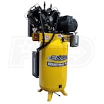 EMAX Industrial Plus Silent  7.5-HP 80-Gallon Two-Stage Air Compressor  (208/230V 1-Phase)