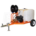 Easy-Kleen RV & Car Lot 2700 PSI (Gas - Cold Water) Pressure Washer Trailer w/ General Pump & Kohler Engine