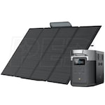 EcoFlow DELTA Max 2000 - 2016Wh Portable Power Station w/ 400-Watt Solar Panel