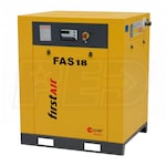 First Air FAS18 25-HP Tankless Rotary Screw Air Compressor (230V 3-Phase 125PSI)