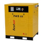 First Air FAS22 30-HP Tankless Rotary Screw Air Compressor (230V 3-Phase 125PSI)