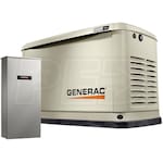 Generac Guardian™ 11kW Aluminum Standby Generator System (100A ATS w/ 16-Cir. LC) + 3