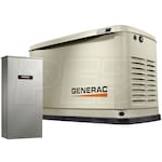 Generac Guardian® 22kW Standby Generator System (200A Service Disconnect + AC Shedding) w/ Wi-Fi + QwikHurricane® Pad + Battery