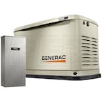 Generac Guardian® 10kW Aluminum Standby Generator System (100A ATS w/ 16-Circuit Load Center) w/ Wi-Fi + QwikPad + Battery