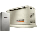 Generac Guardian® 24kW Standby Generator System (200A Service Disc. + AC Shedding) w/ Wi-Fi + QwikHurricane® Pad + Battery