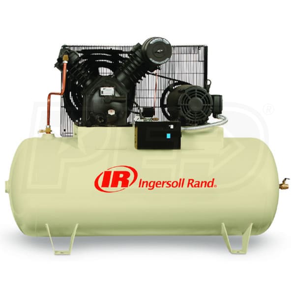 Ingersoll Rand 10-HP 120-Gallon Horizontal Two-Stage Air Compressor (460V 3-Phase)