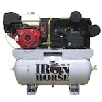 Iron Horse 11-HP 30-Gallon Two-Stage Truck Mount Air Compressor w/ Electric Start Honda Engine