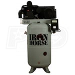 Iron Horse 7.5-HP 80-Gallon Two-Stage Air Compressor (208/230V 1-Phase)