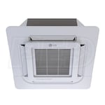 LG Ceiling Cassette 3-Zone System - 30,000 BTU Outdoor - 7k + 12k + 12k Indoor - 22.0 SEER2
