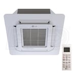 LG Ceiling Cassette 5-Zone System - 54,000 BTU Outdoor - 7k + 9k + 12k + 12k + 12k Indoor - 20.6 SEER2
