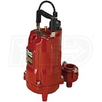 Liberty Pumps FL62M-5 - 6/10 HP Cast Iron Effluent Pump (Non-Automatic) (50\' Cord - Bare Lead) (208-230V)
