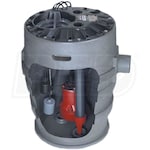 Liberty Pumps P372LE51 - 1/2 HP Pro370 Cast Iron Sewage Pump System (21