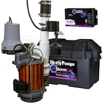 Liberty Pumps PC237-441-10A - 1/3 Primary (237) & StormCell® (10A) Battery Backup Sump Pump System