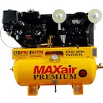 MAXair 13-HP 30-Gallon Truck Mount Air Compressor w/ Electric Start Honda Engine