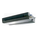 Mitsubishi Concealed Duct 2-Zone H2i System - 24,000 BTU Outdoor - 12k + 15k Indoor - 15.5 SEER2