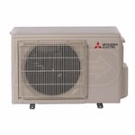 Mitsubishi - 9k BTU Cooling + Heating - M-Series One-Way Ceiling Cassette Air Conditioning System - 19.5 SEER (Scratch & Dent)