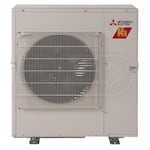 Mitsubishi Wall Mounted 2-Zone H2i System - 24,000 BTU Outdoor - 9k + 18k Indoor - 19.0 SEER2