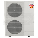 Mitsubishi Wall Mounted 3-Zone H2i System - 48,000 BTU Outdoor - 6k + 12k + 24k Indoor - 23.0 SEER2