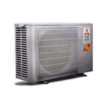 Mitsubishi - 18k BTU Cooling + Heating - M-Series H2i Wall Mounted Air Conditioning System w/ Base Pan Heater