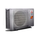 Mitsubishi - 18k BTU Cooling + Heating - M-Series H2i Wall Mounted Air Conditioning System w/ Base Pan Heater