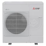Mitsubishi - 24k BTU Cooling + Heating - P-Series Ceiling Cassette Air Conditioning System - 24.7 SEER2