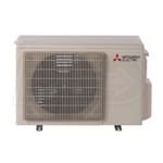 Mitsubishi - 12k BTU Cooling + Heating - M-Series Concealed Duct Air Conditioning System - 16.0 SEER