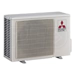 Mitsubishi - 15k BTU Cooling + Heating - M-Series Concealed Duct Air Conditioning System - 15.5 SEER